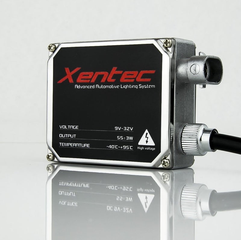 Xentec 55W Standard Size Ballasts x 2 bundle with 2 x Xenon Bulb H4(hb2/9003) Hi/Lo Halogen 6000K (ultra white) - Image 1